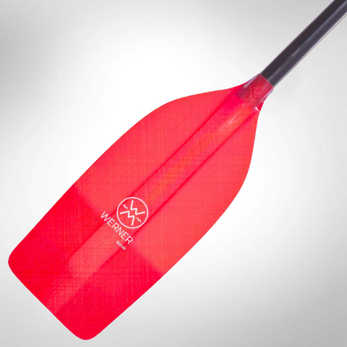 Werner Bandit Canoe Paddle Red blade