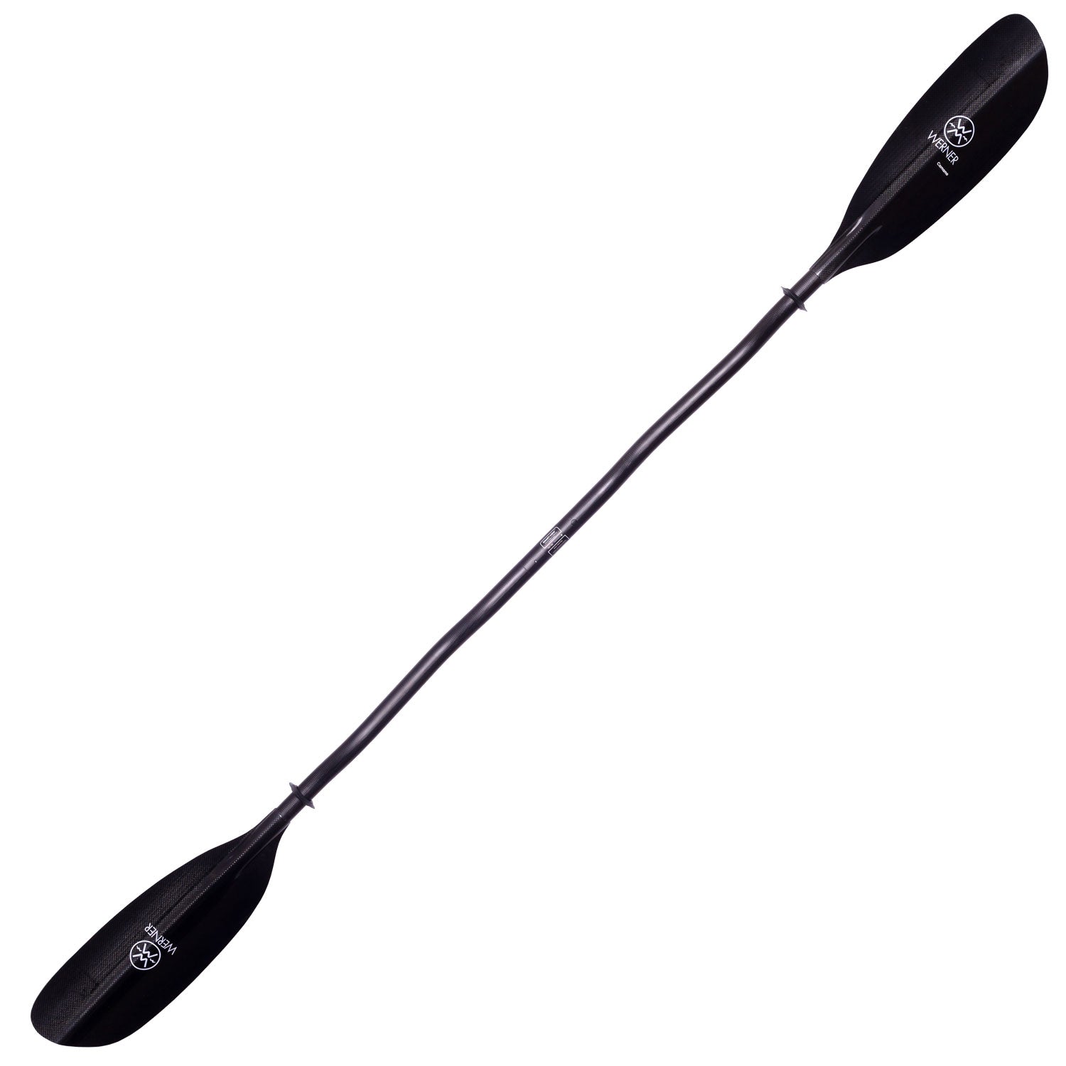 Werner Paddles | Camano Carbon 2 Piece Bent Shaft Kayak Paddle