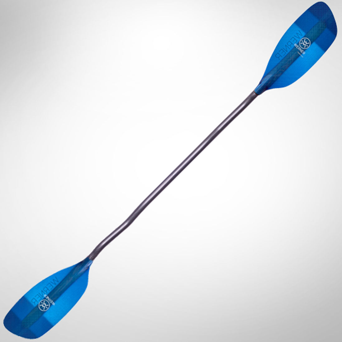 Werner Powerhouse 1-Piece Bent LE Blue full length on white background