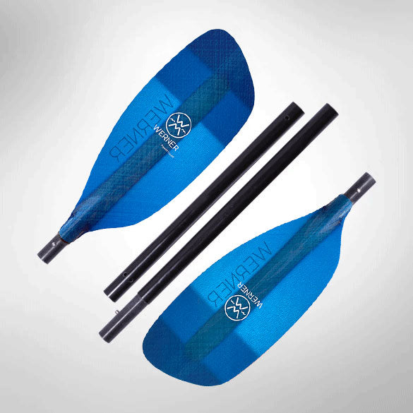 Werner Powerhouse 4-Piece LE Blue pieces on white background