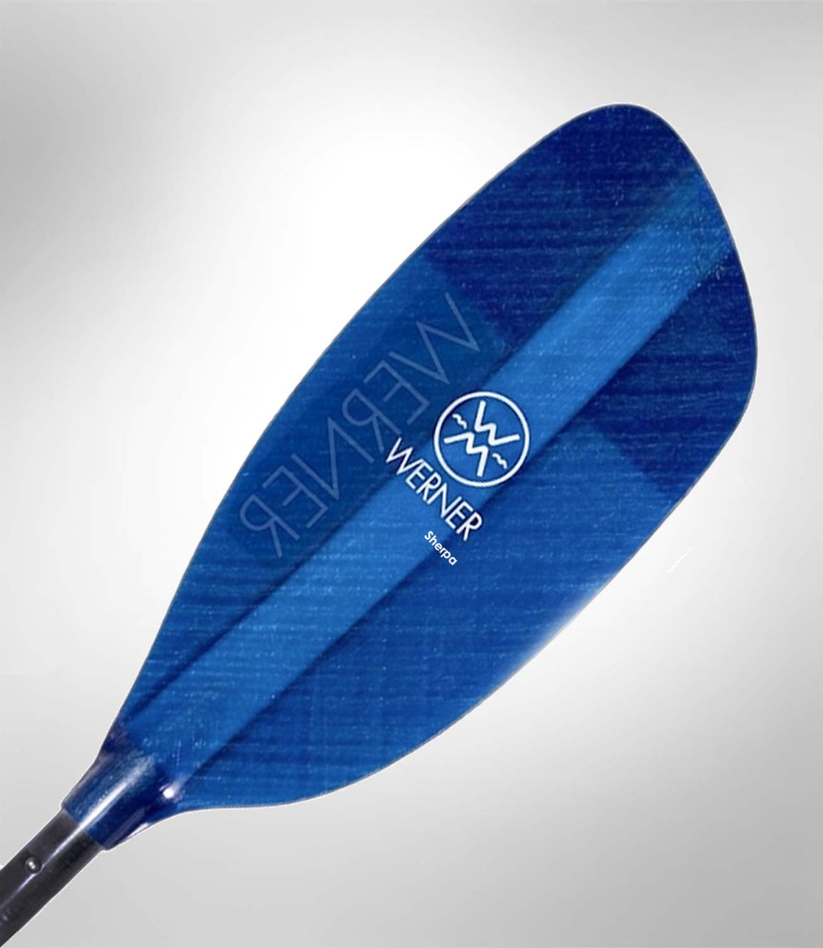 werner Sherpa paddle blade blue