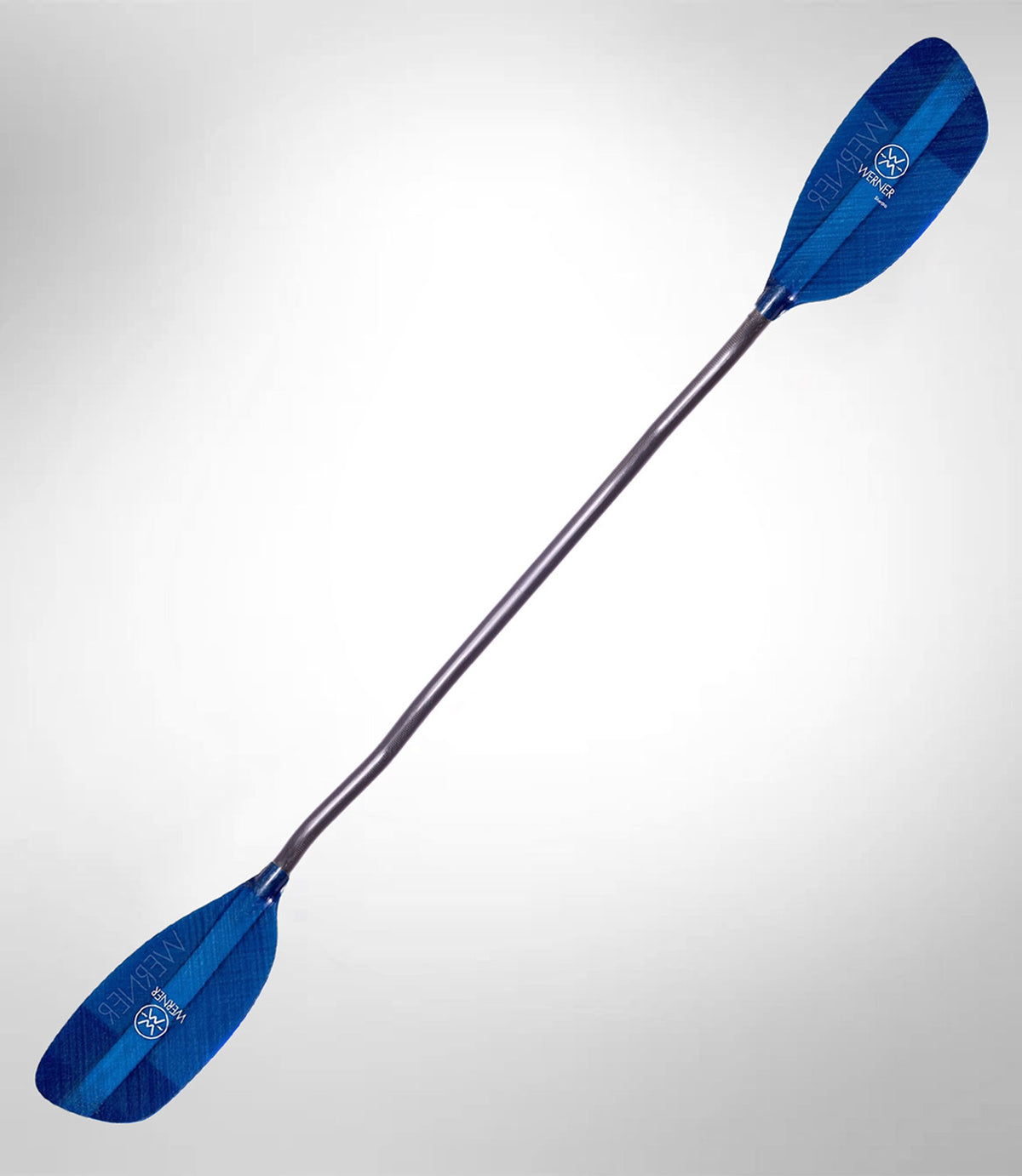 Werner Sherpa 1 Piece Bent Shaft full blue