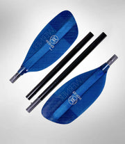 werner Sherpa 4 Piece Straight Shaft kayak paddle blue