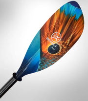 Werner Shuna kayak fishing paddle tailing red blade