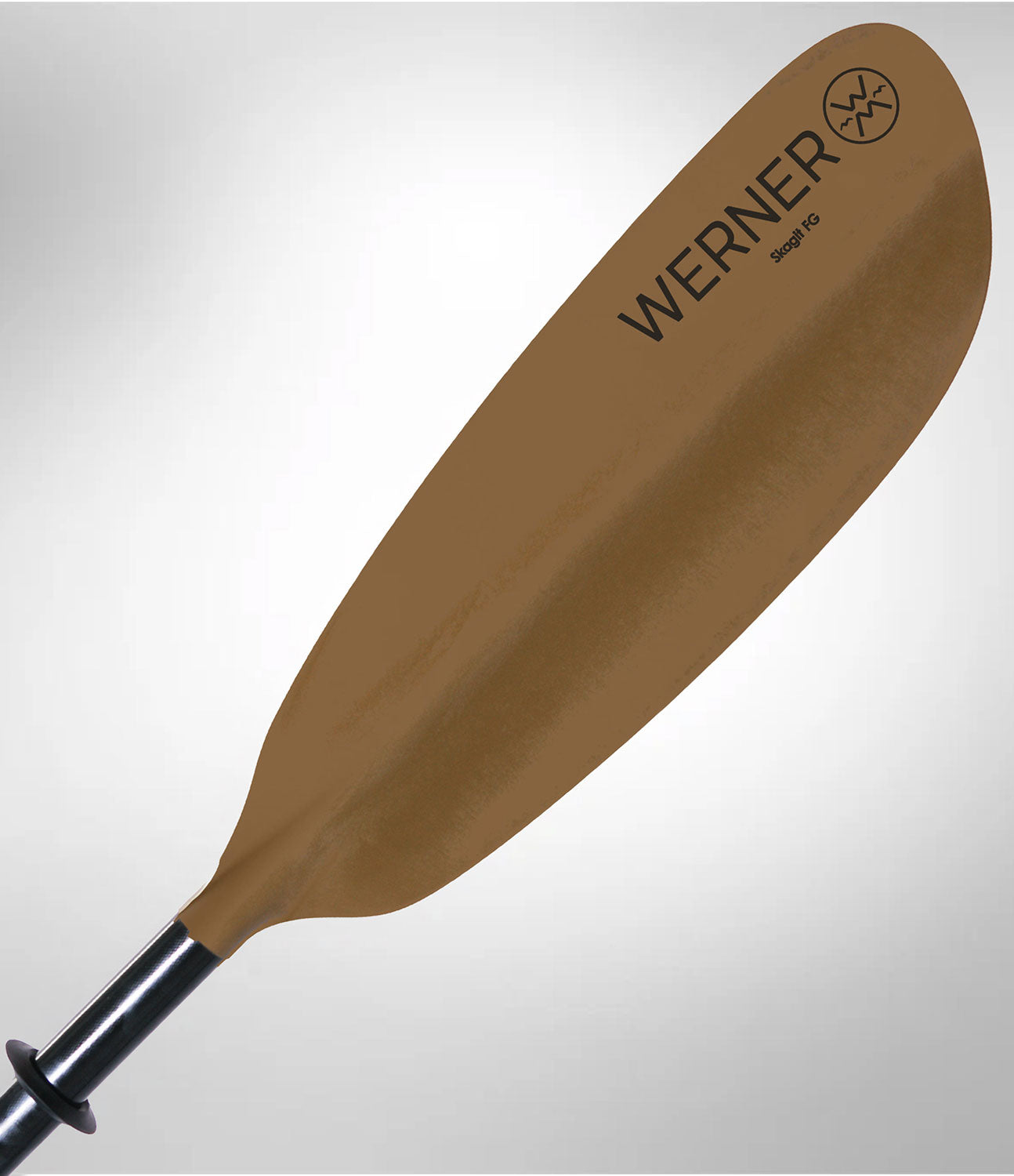 Werner Skagit FG 2 Piece Straight Shaft brown blade