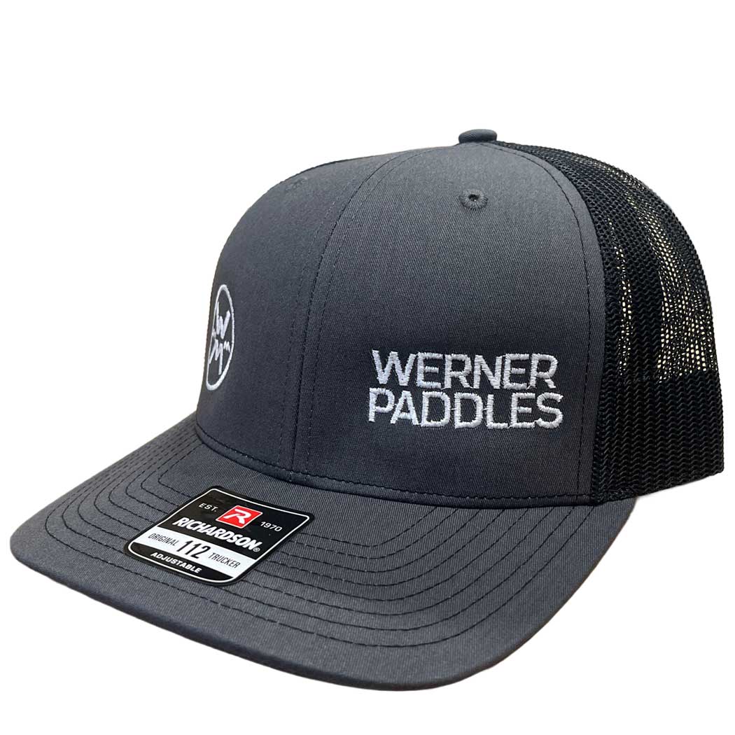 Werner Trucker 112 cap Gray/black angle view