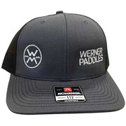 Werner Trucker 112 cap Gray/black front view