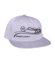 Werner Healthy Waters Flat Brim Hat Grey angle view