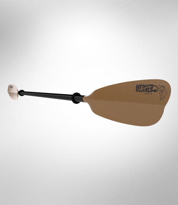 Werner Skagit: Hooked Adjustable Straight Shaft Kayak Paddle