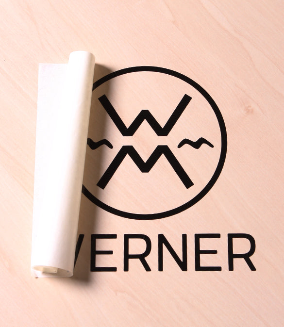Werner Logo Transfer Sticker – Werner Paddles